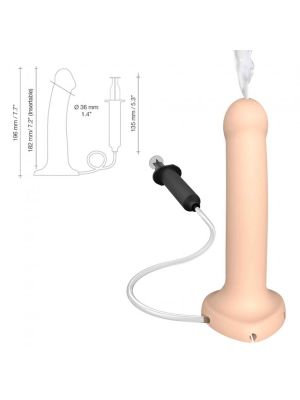 Tryskający penis członek realistyczne dildo 19cm - image 2