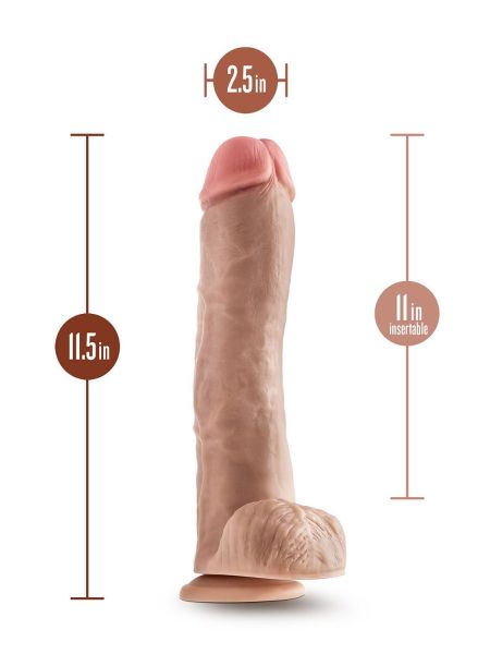 Realistyczny duży penis grube dildo przyssawka 29c - 4