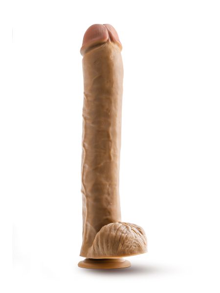 Realistyczne dildo penis duży wielki mega sex 35cm - 3