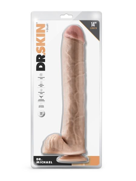 Realistyczne dildo penis duży wielki mega sex 35cm - 7