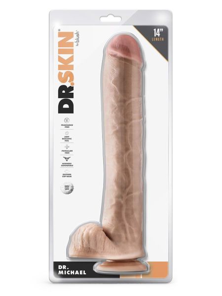 Realistyczne dildo penis duży wielki mega sex 35cm - 2