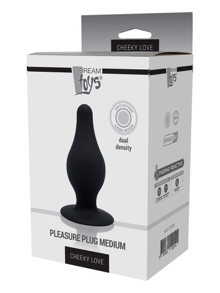 Zatyczka analna sex plug korek z przyssawką 9cm - 2