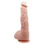 Elastyczne realistyczna skóra dildo 24 cm żylaste - 7