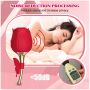 Wibrator masażer łechtaczki w kształcie róży - 13