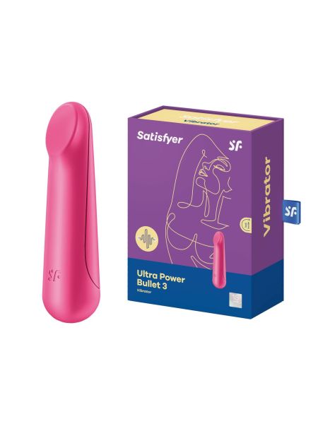 Wibrator masażer Satisfyer Ultra Power Bullet 3 czerwony