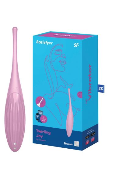 Stymulator łechtaczki Satisfyer Twirling masażer różowy