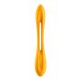 Wibrator podwójny Satisfyer Elastic Joy 10 trybów 23cm żółty - 10