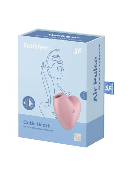 Satisfyer Cutie Heart masażer bezdotykowy wibracje - 8