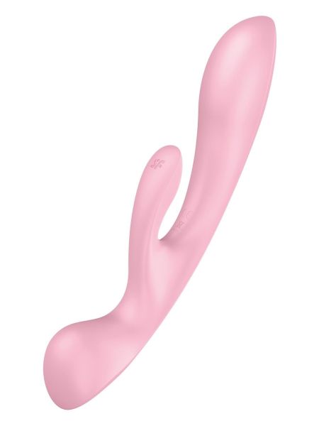 Wibrator króliczek masaż łechtaczki  satisfyer róż