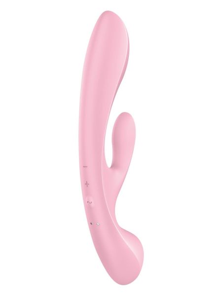 Wibrator króliczek masaż łechtaczki  satisfyer róż - 5