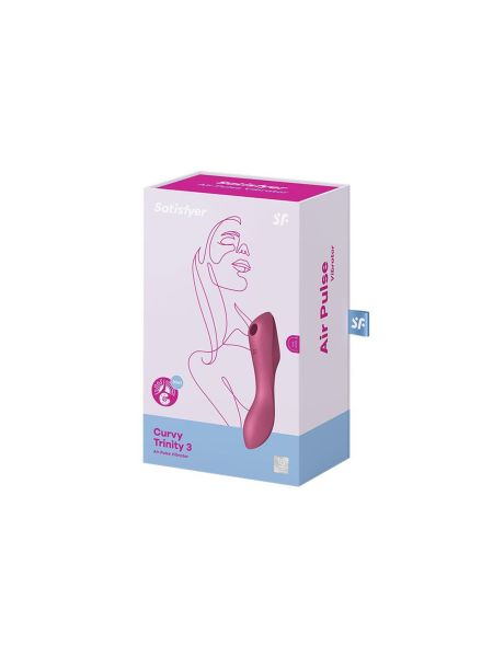 Satisfyer Curvy Trinity 3 stymulator wibrator 3w1 - 2