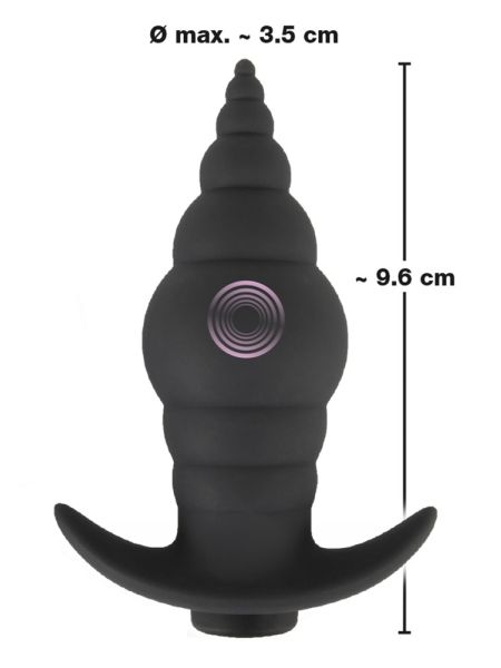 Stożkowany stopniowany korek analny buttplug 9cm - 13