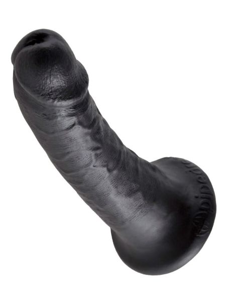 Murzyński duży czarny penis dildo z przyssawką - 2