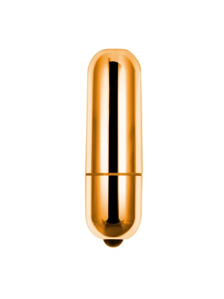 Kompaktowy wibrator zabawka mały poręczny kolor złoty