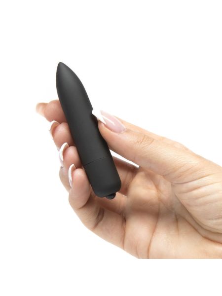 wibrator zabawka orgazm mały spiczasta końcówka czarny - 2