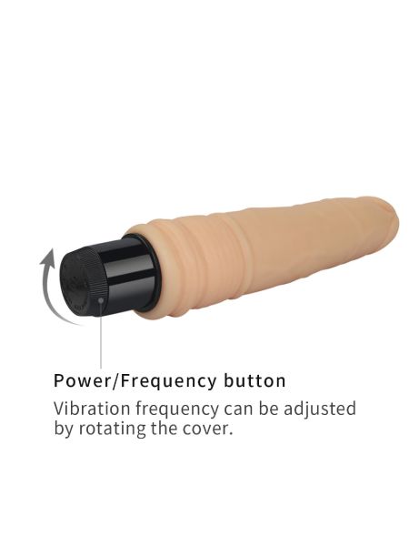 Wibrator realistyczny penis z wibracjami 20 cm - 5
