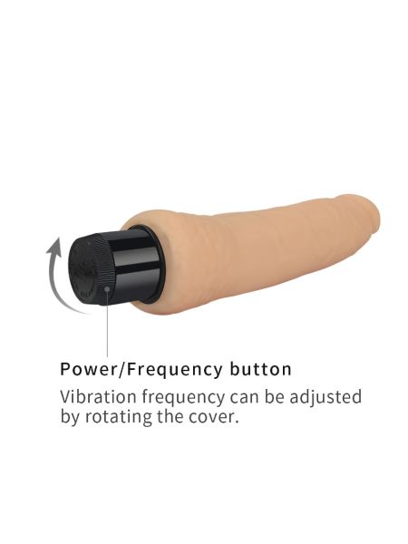 Wibrator realistyczny penis z wibracjami 20 cm - 5