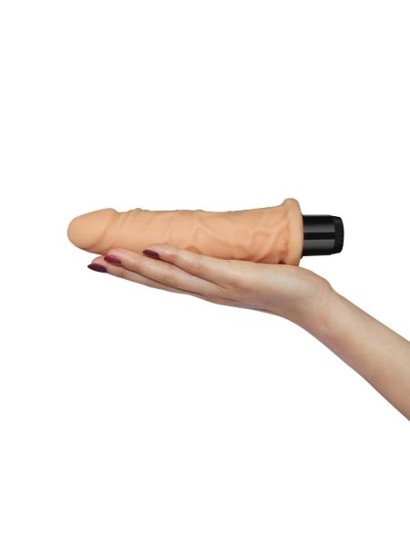 Wibrator naturalny żylasty penis z wibracją 20 cm - 6