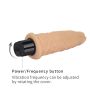 Wibrator naturalny żylasty penis z wibracją 20 cm - 5