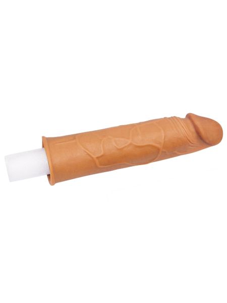 Żylasta realistyczna nakładka na penisa  dildo 17cm - 3