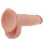 Dildo grube żylaste z przyssawką i jadrami 18 cm - 5