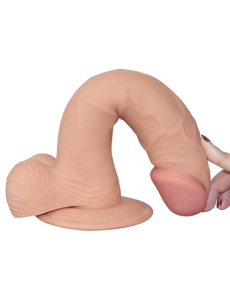 Dildo potężny penis realistyczny przyssawka 22 cm - 6