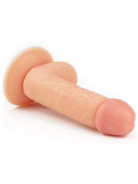 Gruby penis wyżyłowany  z przyssawką dildo 18 cm - 7