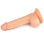 Penis wyżyłowany gruby z przyssawką dildo 18 cm - 13