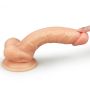 Penis giętki żyły gruby z przyssawką dildo 20 cm - 11