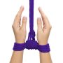 Sznur do podwiązywania rąk i nóg kolor fioletowy - 6