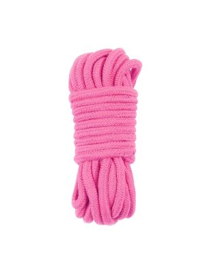 Sznur do wiązania rąk i nóg BDSM 10 m kolor różowy - image 2