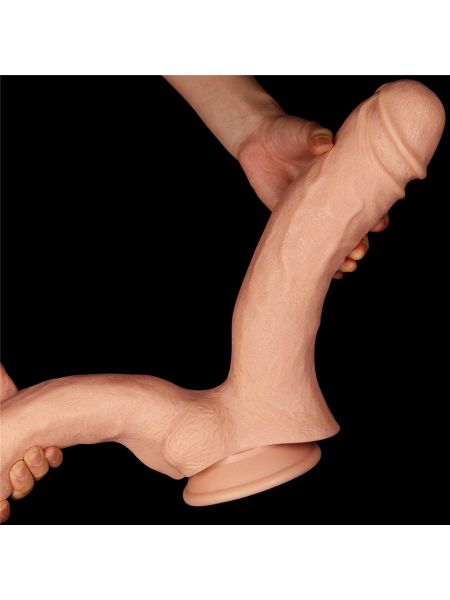 Wyżyłowane podwójne potężne dildo do sexu  33 cm - 9