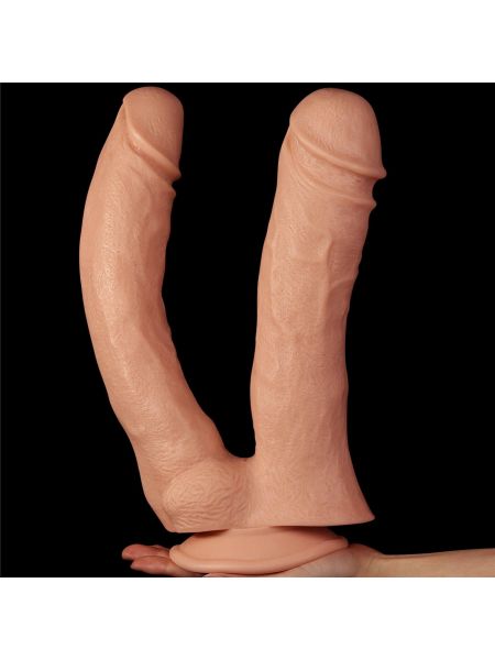Wyżyłowane podwójne potężne dildo do sexu  33 cm - 3