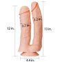 Wyżyłowane podwójne potężne dildo do sexu  33 cm - 3