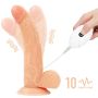 Zestaw majtki strap-on z wibrującym dildo 21,5cm - 15