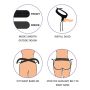 dildo strap-on realistyczny wygląd elastyczny giętki 19 cm - 11
