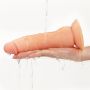 dildo strap-on realistyczny wygląd elastyczny giętki 19 cm - 15