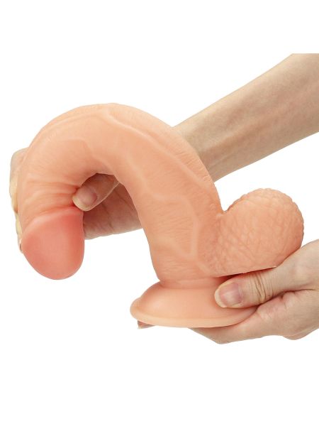 Strap-on dildo elastyczne realistyczny penis 21 cm - 12
