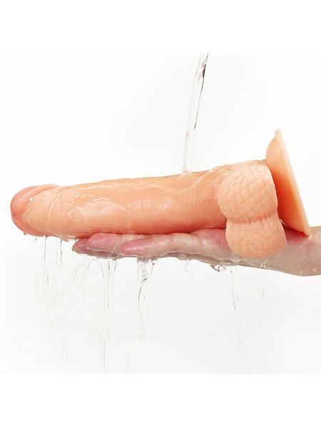 Strap-on dildo elastyczne realistyczny penis 21 cm - 14