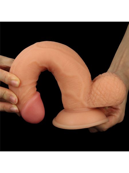 Strap-on dildo elastyczne realistyczny penis 21 cm - 19