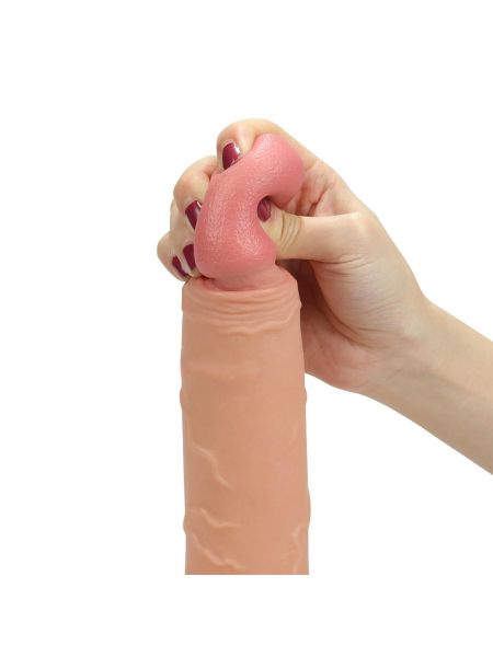 Strap-on na szelkach powiększający na penisa dildo - 3