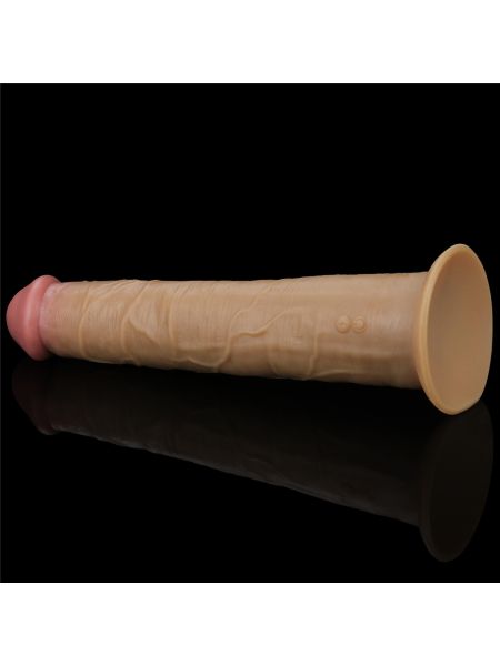 Silikonowe realistyczne  żylaste sex dildo z przyssawką 26 cm - 7