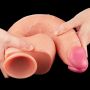 Dildo z przyssawkż grube realistyczne żylaste 30,5cm - 6