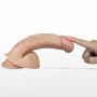 Elastyczne dildo penis sztuczny żylasty orgazm przyssawka - 5