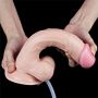 Gumowe dildo pompowane penis z funkcją wytrysku - 3