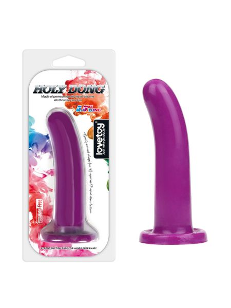 Fioletowe silikonowe dildo do strap-ona sex analny