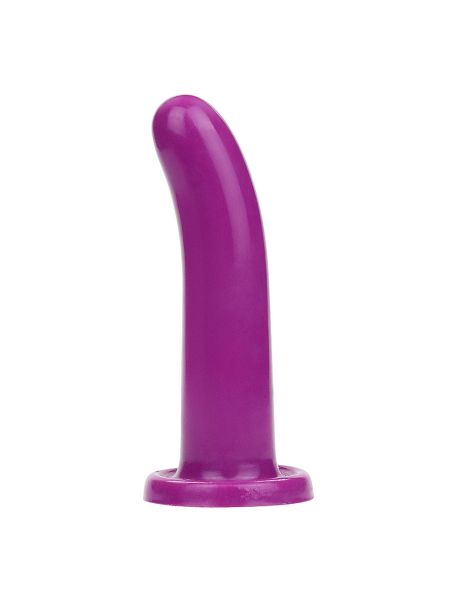 Fioletowe silikonowe dildo do strap-ona sex analny - 2