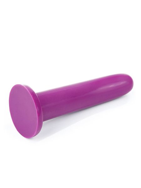 Fioletowe silikonowe dildo do strap-ona sex analny - 3