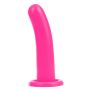 Różowe silikonowe dildo do strap-ona sex analny - 3