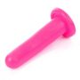 Różowe silikonowe dildo do strap-ona sex analny - 5